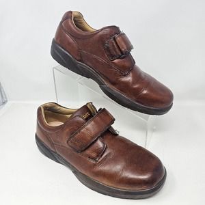 Dr Comfort Men Shoes William Brown 10 W Wide Strap Diabetic Comfort Loafers